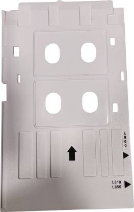 WHITE PVC ID Card Tray For Epson L800, L805, L810 & L850 Printer